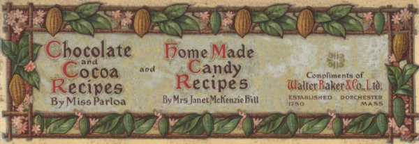 Chocolate and Cocoa Recipes by Miss Parloa