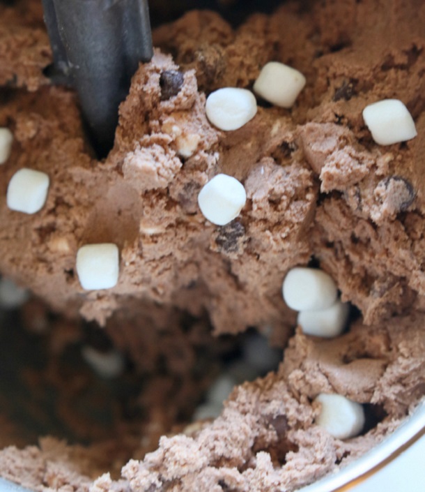 Hot Chocolate Cookies With Mini Marshmallows