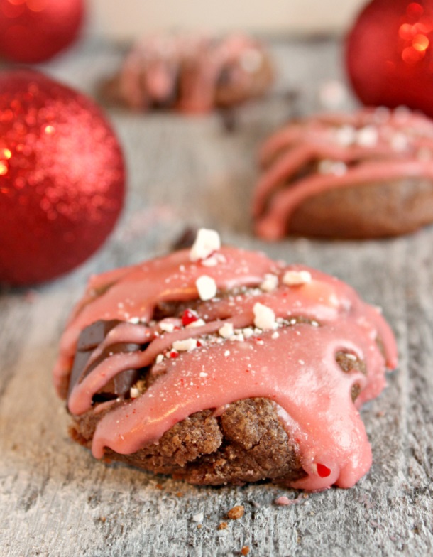 Hot Chocolate Peppermint Cookies