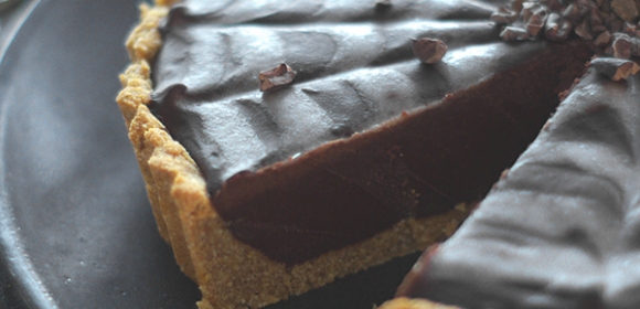 Gluten Free, Vegan and Paleo Chocolate Pumpkin Tart