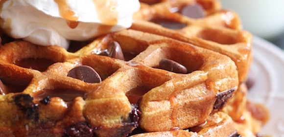 buttermilk pumpkin chocolate chip waffles