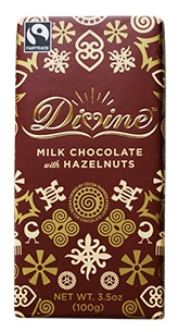 divine - milk chocolate hazelnuts