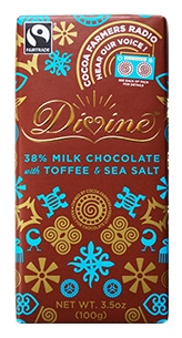 divine - milk chocolate toffee sea salt
