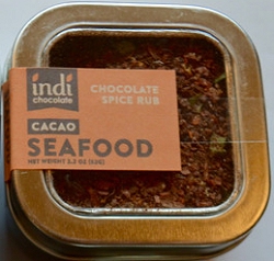 indi chocolate spice rub cacao seafood