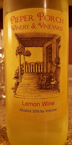pieper porch lemon wine