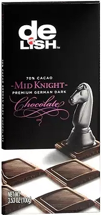 delish Mid Knight Premium German Dark Chocolate