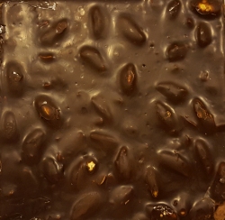 damak - dark chocolate and pistachios
