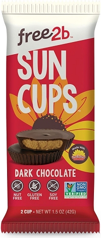 free2b Sun Cups - Dark Chocolate