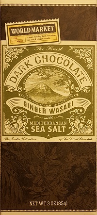 World Market - Dark Chocolate Ginger Wasabi Sea Salt