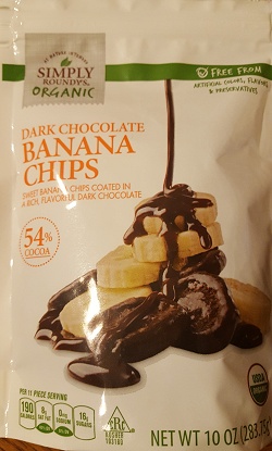 Simply Organic - Dark Chocolate Banana Chips