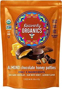 Heavenly Organics ALMOND chocolate honey patties