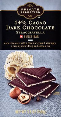44% Cacao Dark Chocolate Stracciatella