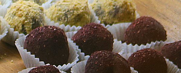 example hand-rolled truffles