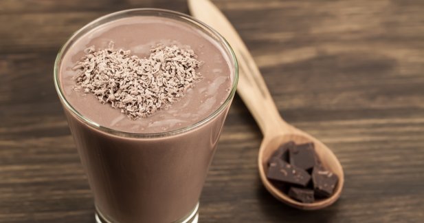 chocolate almond milk