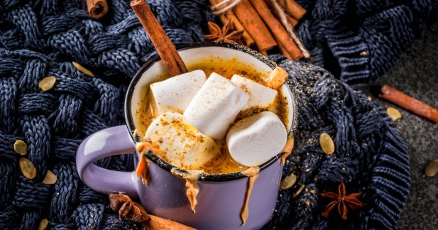 Pumpkin Spice White Hot Chocolate