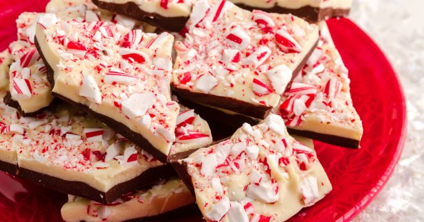 Peppermint bark