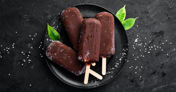 Dark Chocolate Ice Pops with Espresso