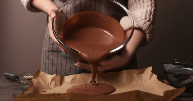 baking with chocolate