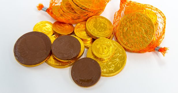 Gold Coin Chocolates